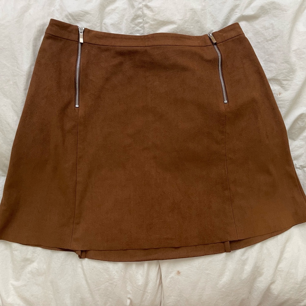 1. State Suede Mini Skirt